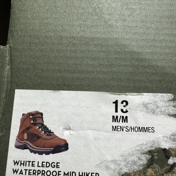 Timberland Mens White Ledge Waterproof Mid Hiking Boot Brown Size 13 M main image 6